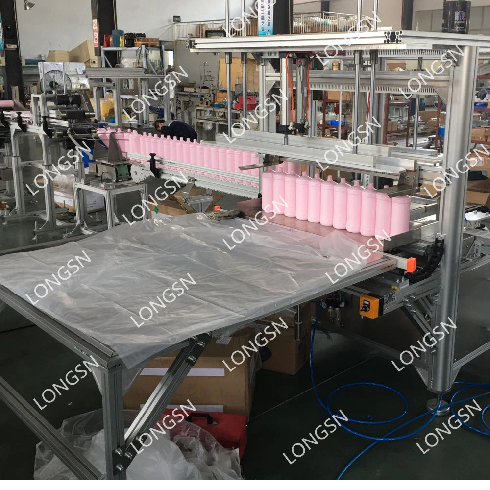 Big Adjustable Range Empty Bottle Bag Packing Machine Drinking Water Bottle Packaging Machines