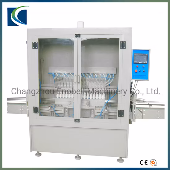 Automatic Anti-Corroisve Bottle Toilet Cleaner Oblique Neck Bottle Liquid Filling Packing Machine