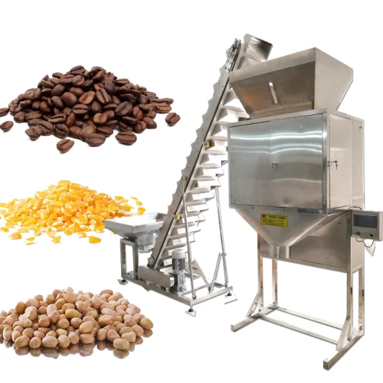 Macchina confezionatrice semiautomatica per pellet di mangime granulare da 5 kg 10 kg 20 kg 25 kg