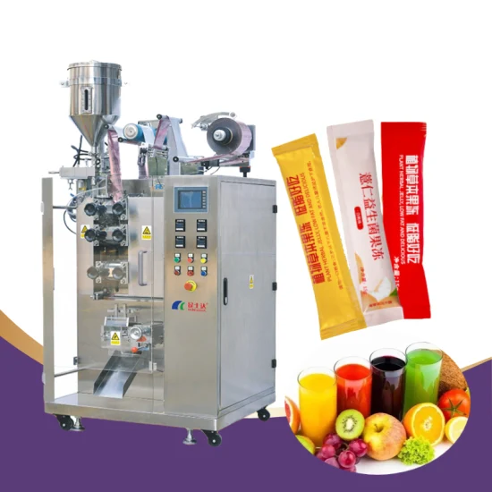 Macchina confezionatrice automatica per marmellate, alimenti per animali, paste di panna, salse, confetture di frutta, sciroppi di miele, ragù liquidi, insalata